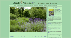 Desktop Screenshot of judynauseeflandscapedesign.com