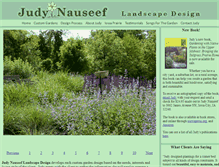 Tablet Screenshot of judynauseeflandscapedesign.com